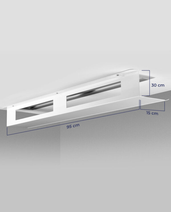 Deflettore condizionamento canalizzato Linear Climik 95 × 15 × 10 cm - immagine 2