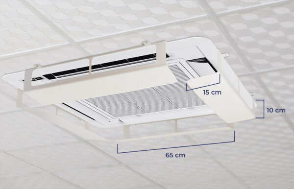Deflettore per cassette Climik Quadro kit grande - immagine 2