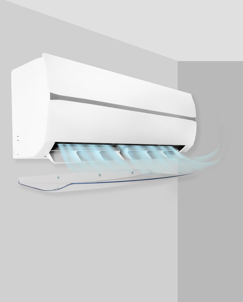 deflector Climatizador Deflector aire acondicionado deflector aire acondicionado panel anticondensación climik 69 x 24 cm