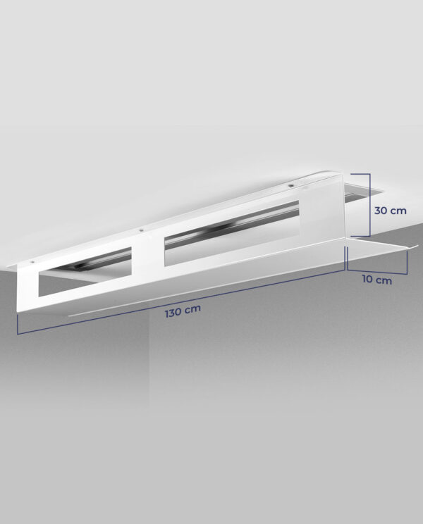 Deflettore condizionamento canalizzato Climik Linear Grande 130 × 30 × 10 cm - immagine 2