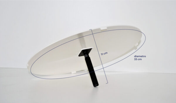Déflecteur de climatisation avec anémostats Climik Circle 33 × 33 × 11 cm – Image 2