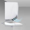 Climik Flap deflector de aire acondicionado split 80x33 cm - Imagen 2